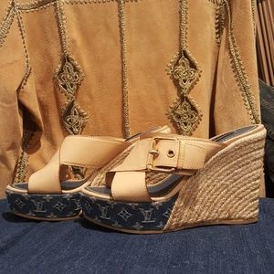 LOUIS VUITTON WEDGE HEELS